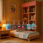 Cute Wireless Speaker Manufacturer - OEM 2025 Plush Cartoon Keychain Design FM Function