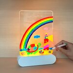 LED Drawing Board Manufacturer - OEM HFL F10 Creative Colorful with Erasable Acrylic Pens