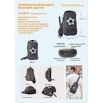 Soccer-themed Wireless Speaker Bag Manufacturer - OEM Chest Crossbody Hi-Fi Sound RGB LED