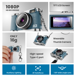 Mini Thumb Camera Manufacturer - OEM Portable Digital with TFT LCD Screen 1080P Video