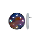 Digital Wearable E-Badge Manufacturer - OEM 1.85-inch Smart Dynamic HD Anime Button Pin