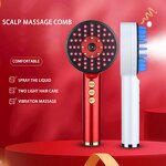 Electric Scalp Massager Manufacturer - OEM 3-in-1 Multi-Functional Red Blue Light Hair