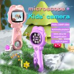 Digital Microscope Camera Manufacturer - OEM 2-in-1 Handheld for Kids 100x Dual Lens