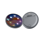 Digital Wearable E-Badge Manufacturer - OEM 1.85-inch Smart Dynamic HD Anime Button Pin