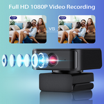 Web Camera Manufacturer - OEM 1080P Full HD 360° AI Face Recognition Spin Noise Reduction