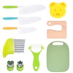 Kids Kitchen Knife Set Manufacturer - OEM Plastic 4/7/10/15/24-Piece with Cutting Board