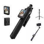 Selfie Stick Manufacturer - OEM Flexibility 1.65m 2.0 Inch Screen 2.4G WiFi Rechargeable