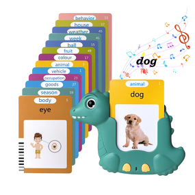 Early Education Toy Manufacturer - OEM Plastic Dinosaur Cognitive Card Machine Foreign Trade