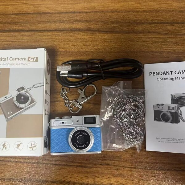 Mini Digital Camera Manufacturer - OEM Portable 1080P Retro Keychain Lanyard 0.96 Inch