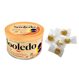 Orange Peel Lozenge Supplier - Iron Tin Box Functional Vitamin Candy