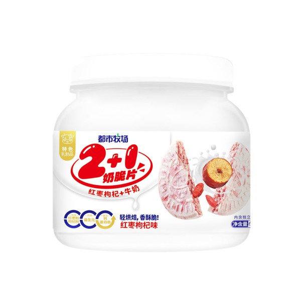 红枣牛奶脆片生产厂家-益生元钙蛋白质