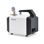 Hand Vacuum Pump Factory - Lab Use Medical with Pressure Gauge Oil-free