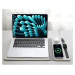 Laptop Sleeve Manufacturer - OEM 5 in 1 with Wireless Charger Leather Bag for Men Phone