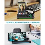 Wireless Charger Manufacturer - OEM Best Sale 3 in 1 Electric Magnetic 7.5W Dock Stand