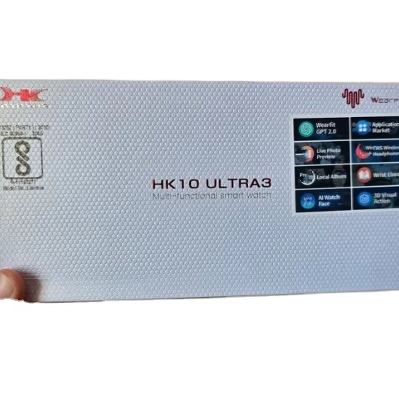 Smart Watch Manufacturer - OEM HK 10 Ultra 3 Amoled Titanium Metal Chat-GPT Gravity Sensor