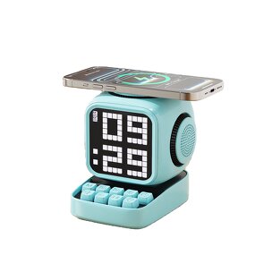 Smart Wireless Charger Manufacturer - OEM Small Rubik's Cube Magnetic Fast RGB LED Alarm