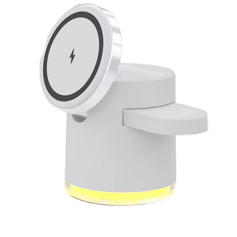 Wireless Charger Dock Manufacturer - OEM Desktop Magnetic 15W Fast LED Light 4 1 for iPhone