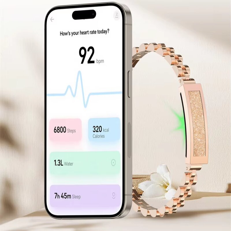 Smart Watch for Women Manufacturer - OEM Luxury Steel IP68 Waterproof Sleep Tracker