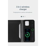 Laptop Sleeve Manufacturer - OEM 5 in 1 with Wireless Charger Leather Bag for Men Phone