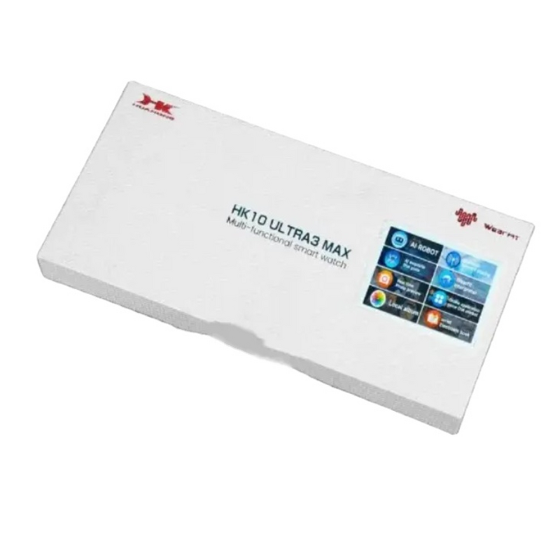 Smart Watch Manufacturer - OEM 2025 Hk10 Ultra 3 Max Chat-GPT Amoled Dual Straps