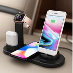 Wireless Charger Station Manufacturer - OEM Popular 15W 6 in 1 Dock for Airpods Iwatch iPhone