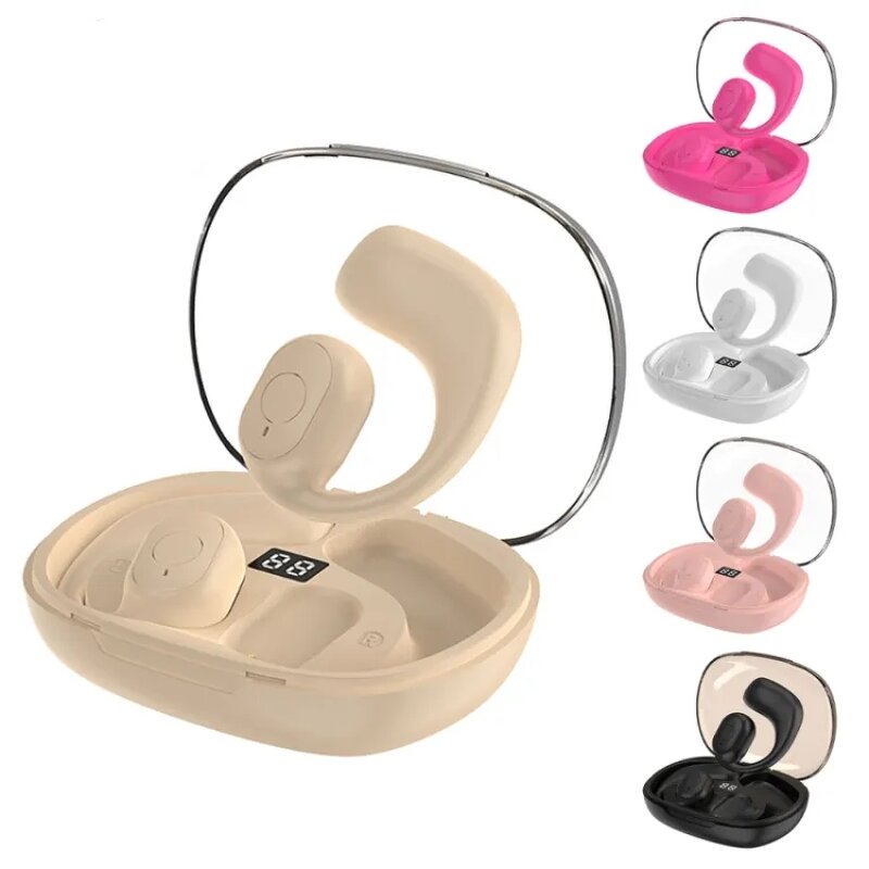 Stereo Earphones Manufacturer - OEM F60 Wireless with Charging Case Ear Clips for Sports