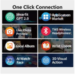 Smart Watch Manufacturer - OEM 2025 Hk10 Ultra 3 Max Chat-GPT Amoled Dual Straps