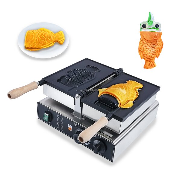 Temperature Adjustable Taiyaki Iron Factory - Non-Stick Stainless Steel Snack Machine