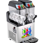 Slush Machine Manufacturer - Commercial Electric 2-Tank Stainless Steel Automatic