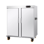 Heat Holding Cabinet Factory - Commercial Electric Mobile Banquet Cart Two Door