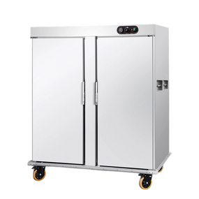 Heat Holding Cabinet Factory - Commercial Electric Mobile Banquet Cart Two Door