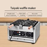 Commercial Waffle Maker Factory - Electric Nonstick 3-Piece Japanese Taiyaki