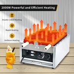 5-hole Taiyaki Maker Factory - Commercial Stainless Steel Adjustable Temper