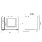 Steam Convection Oven Factory - Intelligent 6-Tray Stainless Steel Nonstick Iron