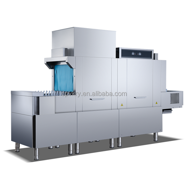 Conveyor Dishwasher Factory - Industrial Commercial 380V Single-Tank Single-Rinsing