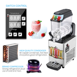 1-Tank Slush Machine Manufacturer - Commercial Electric Stainless Steel 12L Automatic