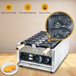 6pcs Taiyaki Waffle Maker Manufacturer - Stainless Steel Non-Stick 50-300℃