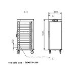 Food Warmer Cart Factory - Commercial Industrial Stainless Steel 9L 11 Trays