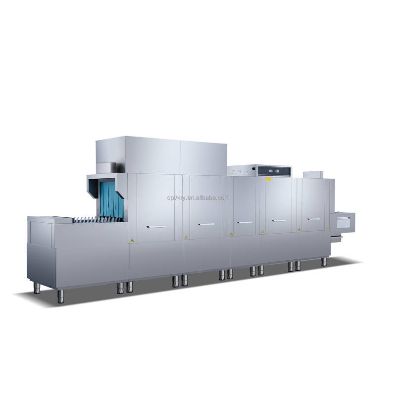 Stainless Steel Dishwasher Manufacturer - Commercial 380V Wide-Angle Anti-clog Nozzles