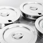 Electric Bain Marie Manufacturer - Commercial 4L Stainless Steel 1500W 4 Pots