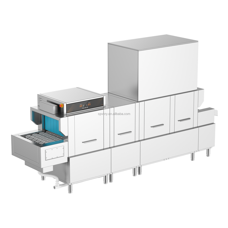 Electric Conveyor Dishwasher Factory - Commercial Industrial Multi-Duct Heat Circulation