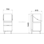 Hood-Type Dishwasher Manufacturer - 220V Commercial Electric Intelligent Rotating