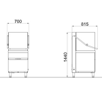 Electric Hood-Type Dishwasher Manufacturer - with Detachable Washing Arm Stainless