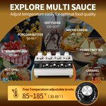 Chocolate Cheese Warming Machine Factory - Commercial Stainless Steel 4 Bottle Warmer