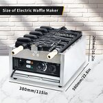 5-hole Taiyaki Maker Factory - Commercial Stainless Steel Adjustable Temper