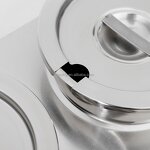 Deep Soup Warmer Factory - Commercial 4L 3 Pots Stainless Steel Bain Marie