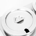3-Pot Bain Marie Factory - Industrial Electric 7L Stainless Steel Food Warmer