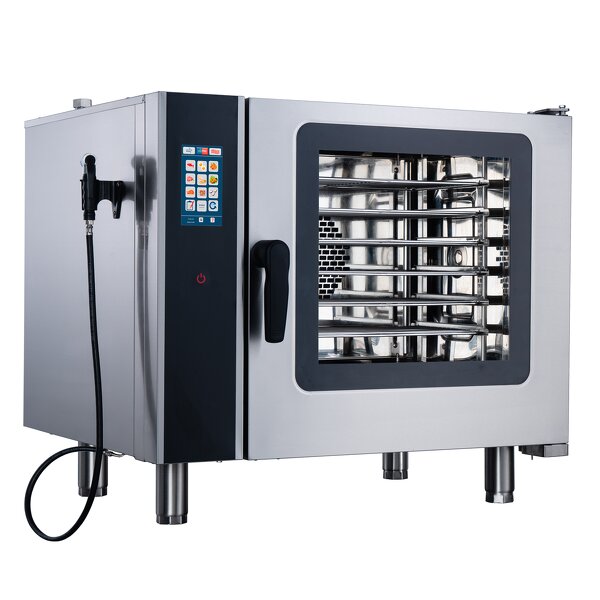 Steam Convection Oven Factory - Intelligent 6-Tray Stainless Steel Nonstick Iron