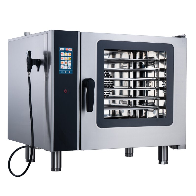 Steam Convection Oven Factory - Intelligent 6-Tray Stainless Steel Nonstick Iron