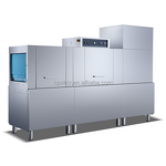 Industrial Conveyor Dishwasher Factory - 380v Double-Tank Single-Rinsing-Drying